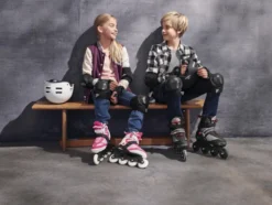Kinder-Inlinerhelm mit Rücklicht