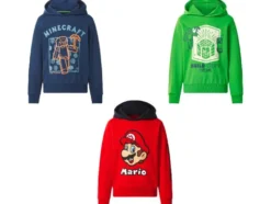 Kinder Jungen Sweathoodie, »Minecraft / Super Mario«