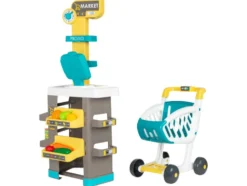 Kinder Kaufmannsladen mit Einkaufswagen