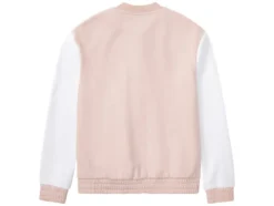 Kinder Mädchen College-Jacke, mit Stehkragen