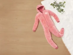 Kinder Mädchen Overall mit Kapuze