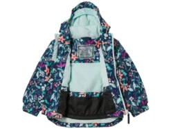 Kinder Schneejacke, mit Schneefang und verlängerter Rückseite