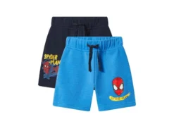 Kinder-Sweatshorts »Peppa Pig / Bluey / Spiderman / Cars«, 2 Stück