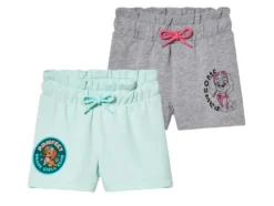Kinder-Sweatshorts, 2 Stück, mit Baumwolle