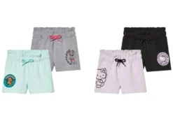 Kinder-Sweatshorts, 2 Stück, mit Baumwolle