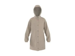 Kinder Thermo-Regenjacke, mit Teddyfutter