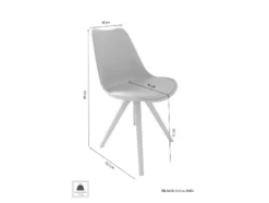 KIRA Tischgruppe, Tisch 140 oder 160 cm, 4 Stühle