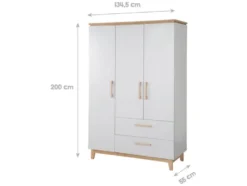 Kleiderschrank »Caro«, 3-türig