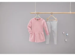 Kleinkinder Sweatkleid und Leggins, 2-teiliges Set