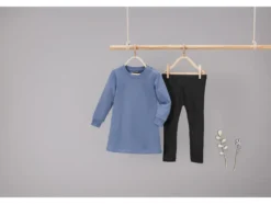 Kleinkinder Sweatkleid und Leggins, 2-teiliges Set