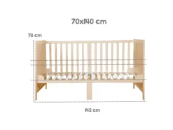 Kombi-Kinderbett »Easy Sleep«, 70x140 cm