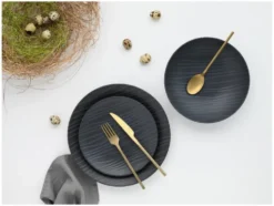Kombiservice »Waves Black«, 16-teilig
