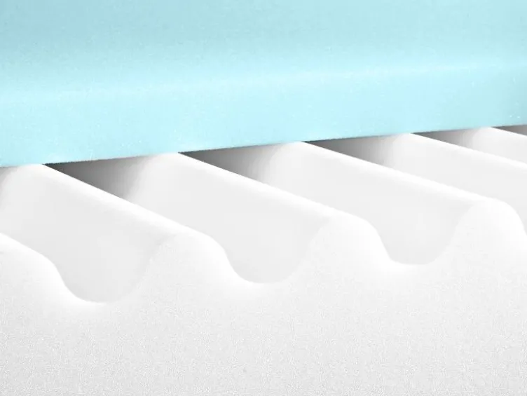 Komfortschaummatratze »Waves«, Wellenschnitt
