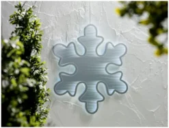 LED-Dekoration mit weihnachtsmotiv