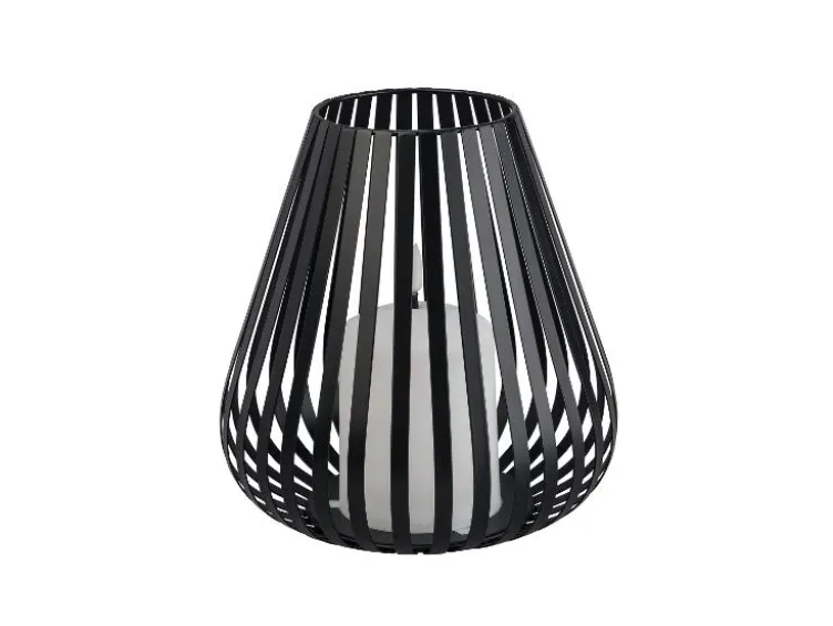 LED-Kerzenlaterne mit Flackereffekt