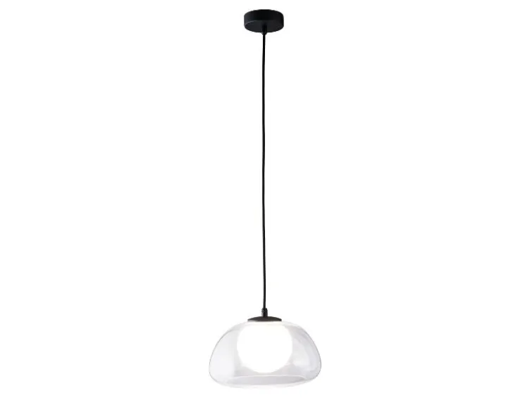 LED-Pendelleuchte, Lampenschirm aus hochwertigem Glas
