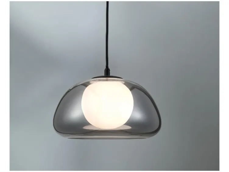 LED-Pendelleuchte, Lampenschirm aus hochwertigem Glas