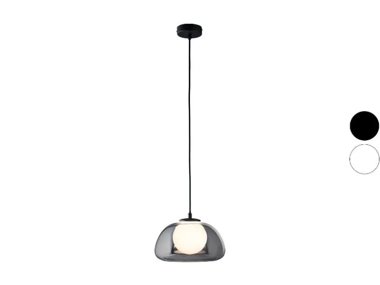 LED-Pendelleuchte, Lampenschirm aus hochwertigem Glas