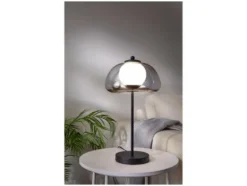 LED-Tischleuchte, Lampenschirm aus hochwertigem Glas