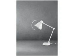 LED-Tischleuchte, mit neigbarem Federgelenk-Arm