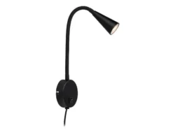 LED-Wandleuchte, mit flexiblem Metallhals