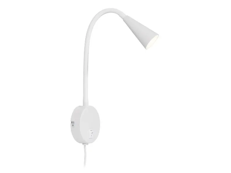LED-Wandleuchte, mit flexiblem Metallhals