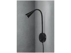 LED-Wandleuchte, mit flexiblem Metallhals