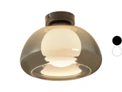 LED-Wand- und Deckenleuchte, Lampenschirm aus hochwertigem Glas