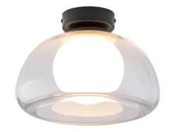 LED-Wand- und Deckenleuchte, Lampenschirm aus hochwertigem Glas