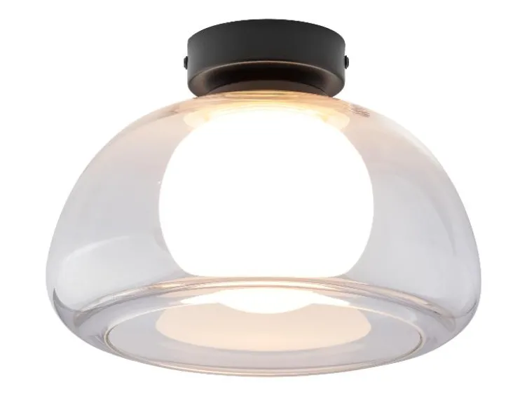 LED-Wand- und Deckenleuchte, Lampenschirm aus hochwertigem Glas