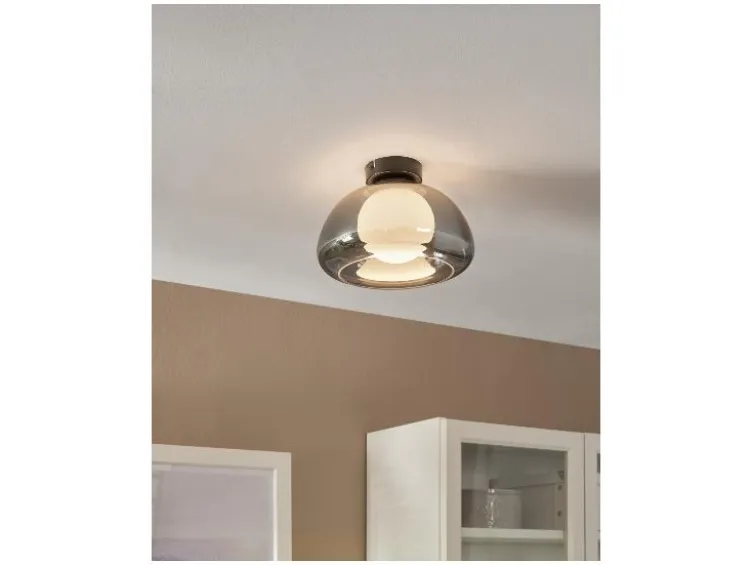 LED-Wand- und Deckenleuchte, Lampenschirm aus hochwertigem Glas