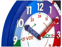 Lern-Wanduhr analog
