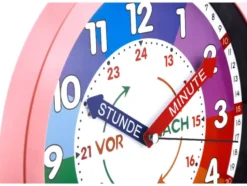 Lern-Wanduhr analog