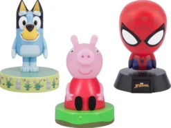 Lichtfigur »Bluey / Peppa Pig / Spiderman«