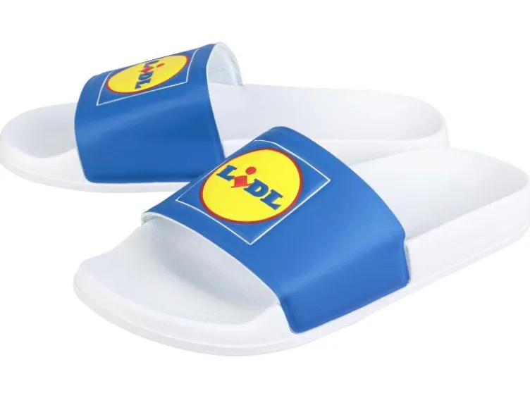 Lidl Damen Badepantolette mit leichter Laufsohle