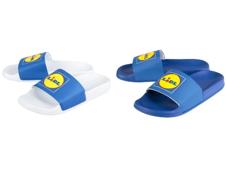 Lidl Damen Badepantolette mit leichter Laufsohle