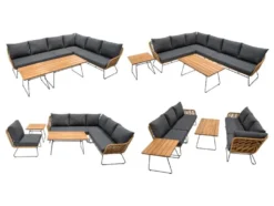 Lounge »Montreux«, 4-teilig, inkl. Sitz- und Rückenkissen
