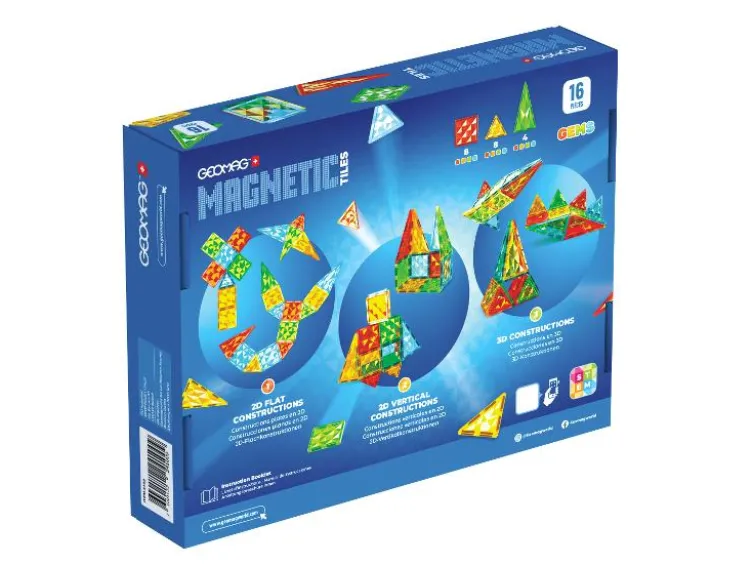 Magnetic Tiles »Gems 16«