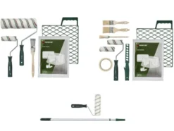 Maler-Starter-Set, 7- bzw.- 10-tlg.  Farbwalze mit Alu-Teleskopstange, 3-tlg.