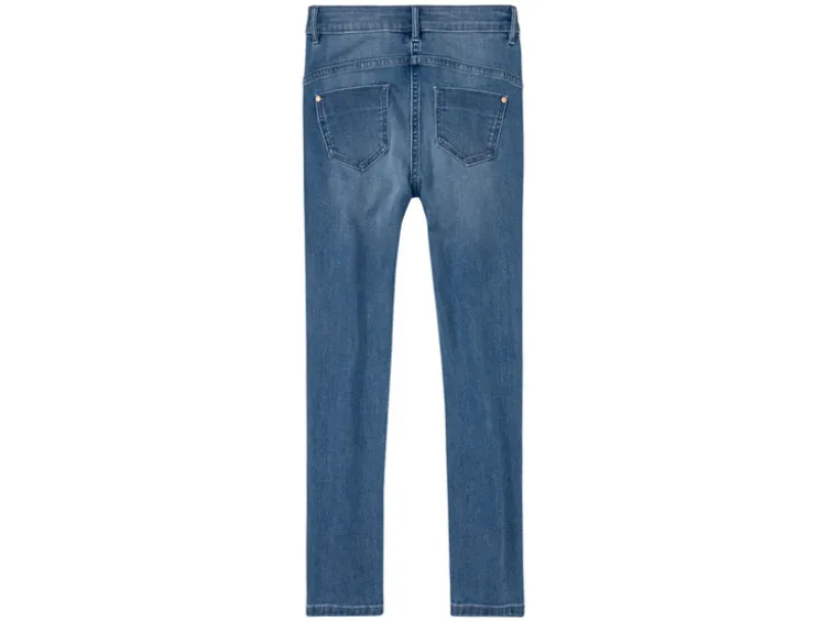 Mädchen Jeans, mit hohem Baumwollanteil