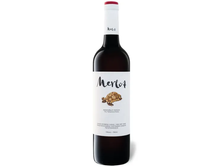 Merlot Peloponnes PGE trocken, Rotwein 2025