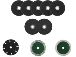 Metall-Trennscheiben/Metall-Schruppscheiben/Holz-Trennscheibe/Diamant-Trennscheibe (Turbo)/Diamant-Trennscheibe, Ø 76 mm