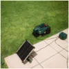 Mähroboter-Komplettset: Solar-Ladestation, PPAMR 1250 A1 mit Kamera & Garage