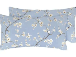 Mikrofaser-Satin-Kissenbezüge / Mikrofaser-Satin-Wendekissenbezüge, 40 x 80 cm, 2 Stück