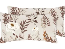 Mikrofaser-Satin-Kissenbezüge / Mikrofaser-Satin-Wendekissenbezüge, 40 x 80 cm, 2 Stück