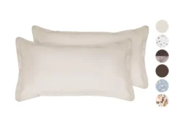 Mikrofaser-Satin-Kissenbezüge / Mikrofaser-Satin-Wendekissenbezüge, 40 x 80 cm, 2 Stück