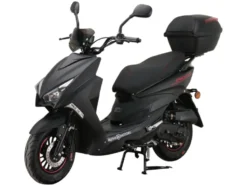 Mofaroller Speedstar FI 50 ccm EURO 5 mattschwarz inkl. Topcase
