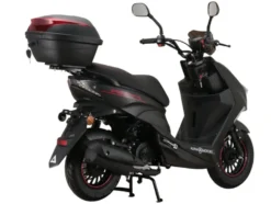 Mofaroller Speedstar FI 50 ccm EURO 5 mattschwarz inkl. Topcase