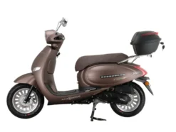 Motorroller Cappucino 125 ccm 85 km/h EURO 5+ mattbraun inkl. Topcase