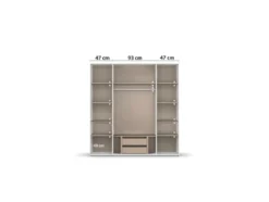 Nabila Drehtürenschrank